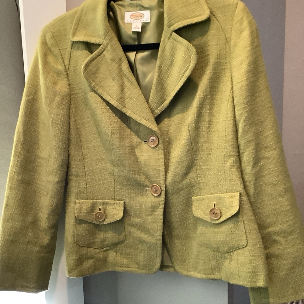 Talbots Light Green Women's Blazer